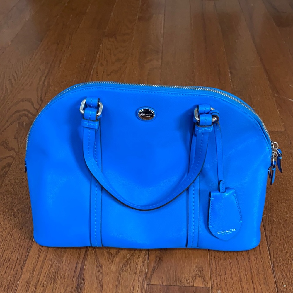 Gorgeous blue Coach purse
